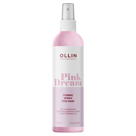 OLLIN PINK DREAM Тонирующий розовый спрей 150 мл