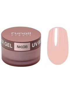 RuNail Expert Гель моделирующий UV BUILDER GEL №108, 15г банка