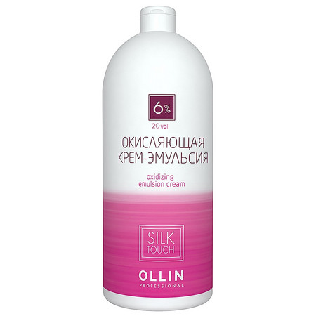 OLLIN silk touch 6% 20vol. Окисляющая крем-эмульсия 1000мл