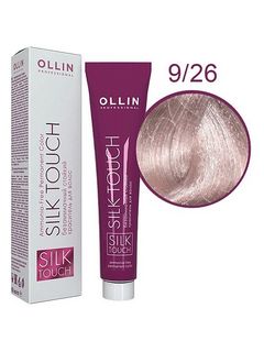 OLLIN SILK TOUCH  9/26 блондин розовый 60мл Безаммиачный стойкий краситель для волос