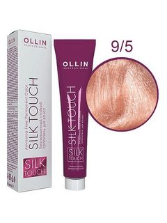 OLLIN SILK TOUCH  9/5 блондин махагоновый 60мл Безаммиачный стойкий краситель для волос