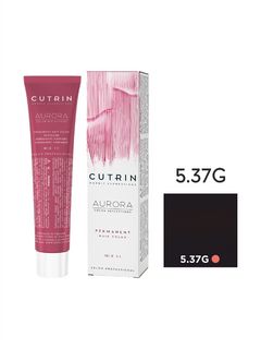 CUTRIN \ AURORA Крем-краска для волос \ 5.37G Светло-коричневое золотое дерево