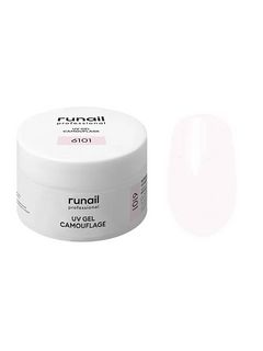 RuNail Камуфлирующий УФ-гель (цвет: фарфоровый блеск), 30 г