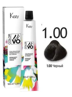 KEZY  Color Vivo Крем-краска 1.00 Черный, 100 мл. 