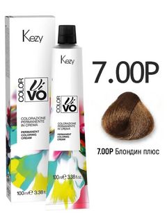 KEZY Color Vivo Крем-краска 7.00Р Блондин плюс, 100 мл.