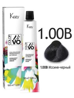 KEZY Color Vivo Крем-краска 1.00В Иссиня-черный, 100 мл. 