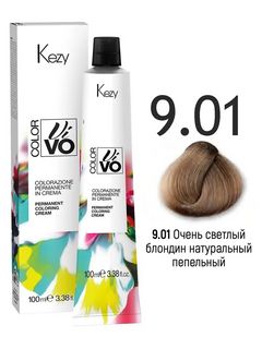 KEZY  Color Vivo Крем-краска 9.01 Очень светлый блондин натуральный пепельный, 100 мл. 