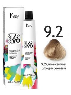 KEZY Color Vivo Крем-краска 9.2 Очень светлый блондин бежевый, 100 мл. 