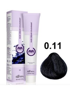 KAARAL AAA Hair crem colorant .11 синий корректор 100мл