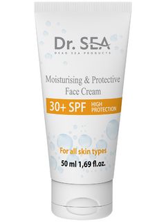 Dr. Sea Увлажняющий и защитный крем 30+ SPF 50 мл