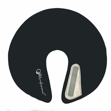 Gera Professional Воротник для стрижки силиконовый, цвет черный 