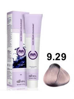 KAARAL AAA Hair crem colorant 9.29 очень светлый блондин фиолетовый сандрэ 100мл