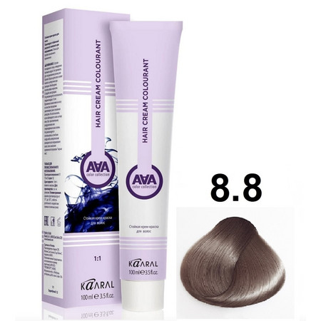 KAARAL AAA Hair crem colorant 8.8 светлый блондин бежевый 100мл