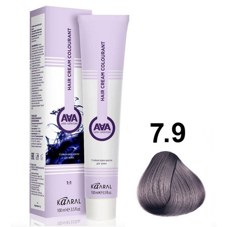 KAARAL AAA Hair crem colorant 7.9 блондин сандрэ 100мл 