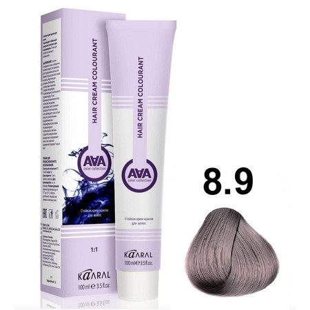 KAARAL AAA Hair crem colorant 8.9 светлый блондин сандрэ 100мл