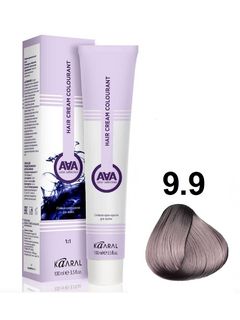 KAARAL AAA Hair crem colorant 9.9 очень светлый блондин сандрэ 100мл 