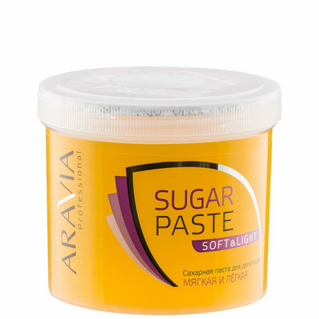 Сахарная паста Soft & Light мягкой консистенции, не требует разогревания, 750 г. ARAVIA