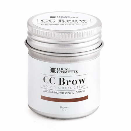 LUCAS` Хна для бровей CC Brow (brown) в баночке (коричневый), 5 гр. (под заказ)