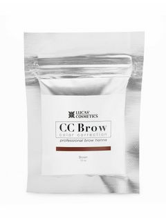 LUCAS` Хна для бровей CC Brow (brown) в саше (коричневый), 10 гр