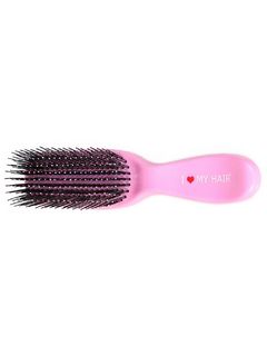 I Love My Hair SPIDER Щетка массаж. розовая мини, пластик soft touch, для мокрых и запутанных волос
