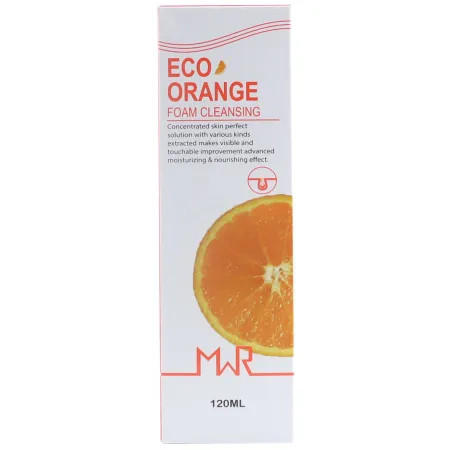 MWR Очищающая пенка для лица с экстрактом апельсина ECO ORANGE FOAM CLEANSING, 120 мл 