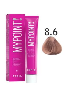 TEFIA MYPOINT 8.6 светлый блондин махагоновый 60мл