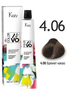 KEZY  Color Vivo Крем-краска 4.06 Брюнет какао, 100 мл. 