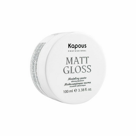 Моделирующая паста для волос сильной фиксации Matt Gloss, 100 мл. Styling KAPOUS