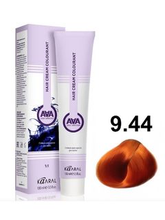 KAARAL AAA Hair crem colorant 9.44 Очень светлый медный блондин глубокий 100мл