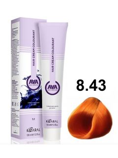 KAARAL AAA Hair crem colorant 8.43 светлый  медно-золотистый блондин 100мл