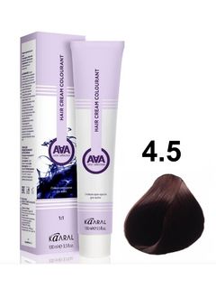 KAARAL AAA Hair crem colorant 4.5 махагоновый каштан 100мл