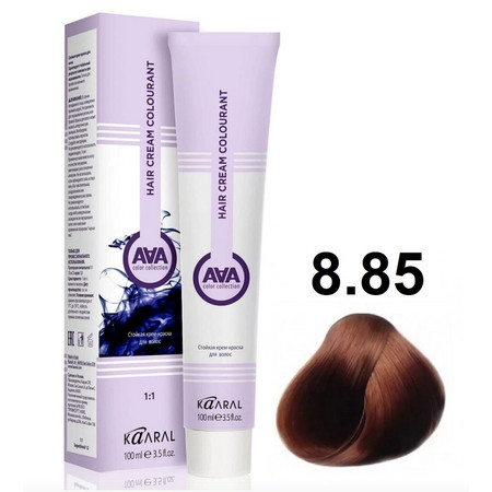 KAARAL AAA Hair crem colorant 8.85 Светлый бежево-розовый блондин 100мл