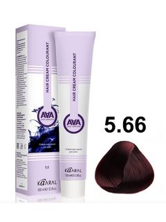 KAARAL AAA Hair crem colorant 5.66 светлый глубокий красный каштан 100мл