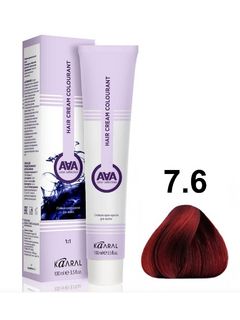 KAARAL AAA Hair crem colorant 7.6 красный блондин 100мл