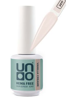 UNO HEMA FREE Гель-лак 2417 Ванильный крем - Vanilla Creame, 10 г