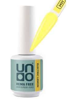 UNO HEMA FREE Гель-лак 2422 Электрический лимон - Electric Lemon, 10 г