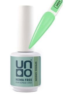 UNO HEMA FREE Гель-лак 2423 Весенне-зеленый - Spring Green, 10 г