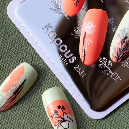 Kapous Nails Пластина для стемпинга 