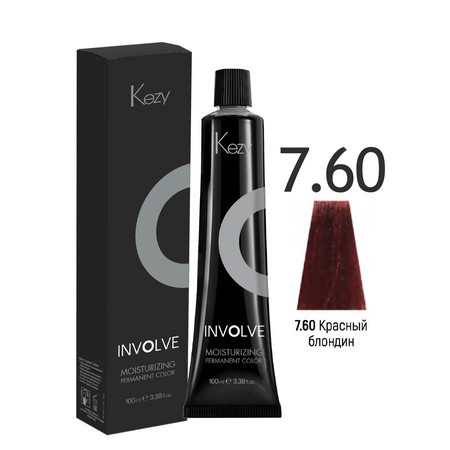 KEZY Involve color 7.60 Блондин красный, 100 мл. 