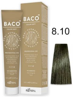 KAARAL Baco Soft  8.10 светлый блондин пепельный натуральный 100 мл