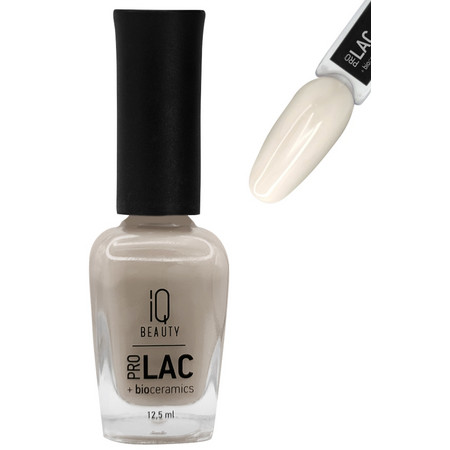 IQ BEAUTY PROLAC Лак для ногтей укрепляющий с биокерамикой 12.5 мл № 040 But first nails