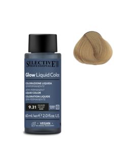 SELECTIVE Glow Liquid Color 9.31 Очень светлый блондин золотисто пепельный 60мл