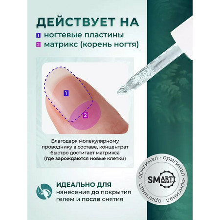 SMART NailPlex #1 Концентрат сыворотка для восстановления ногтей 