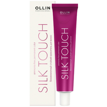 OLLIN SILK TOUCH Aнти-желтый 60мл Безаммиачный стойкий краситель