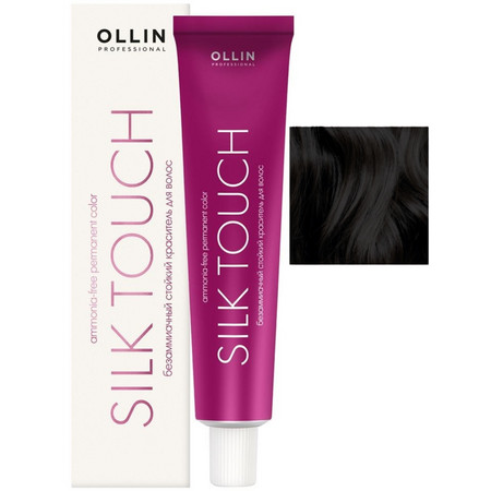 OLLIN SILK TOUCH Aнти-красный 60мл Безаммиачный стойкий краситель