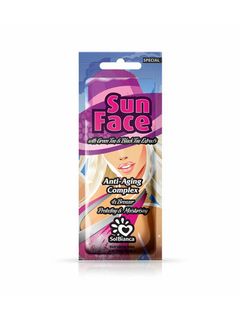 SolBianca Крем “Sun Face” для лица с экстрактами черного и зеленого чая и бронзаторами 10 мл