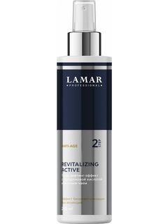 LAMAR Тоник лифтинг-эффект с гиалуроновой кислотой и зеленым чаем REVITALIZING ACTIVE, 200 мл