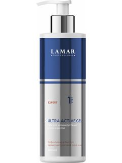 LAMAR Гель для дезинкрустации лица с алоэ и мятой ULTRA ACTIVE GEL, 400 мл