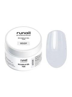 RuNail Моделирующий УФ-гель с хлопьями Юки BUILDER UV GEL YUKI, 15 г №8559