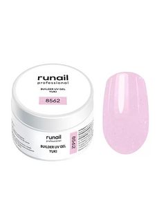 RuNail Моделирующий УФ-гель с хлопьями Юки BUILDER UV GEL YUKI, 15 г №8562